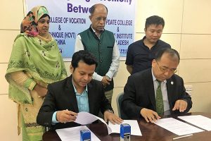MoU Signing Between UPDATE and Hinan College China